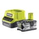 RYOBI RC18120-140 AKKU TÖLTŐ+1X4AH AKKU (18V)(5133003360)(5133005091)