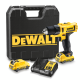 DEWALT AKKUS FÚRÓ-CSAVAROZÓ KOFFERBAN 10.8V 2X2.0Ah+TÖLTŐ DCD710D2