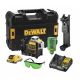 DEWALT AKKUS ZÖLD KERESZTLÉZER (3X360°)(KOFFER+AKKU)(DCE089D1G18-QW)