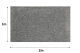 GEOTEXTÍLIA POLIÉSZTER (2mX1m)(TARKABARKA)(300g/m2)(TEN300)(/M)
