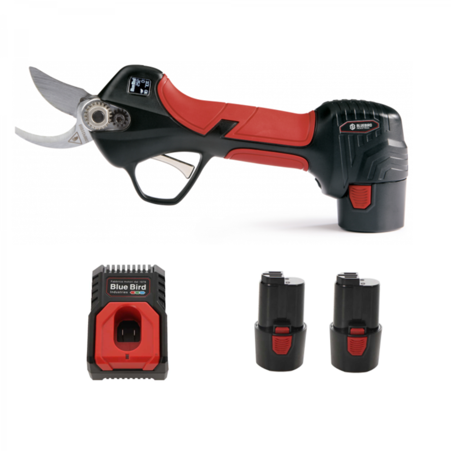 BLUEBIRD PS 22-23 TWIN AKKUS METSZŐOLLÓ (8,4V)(2×2.0Ah)