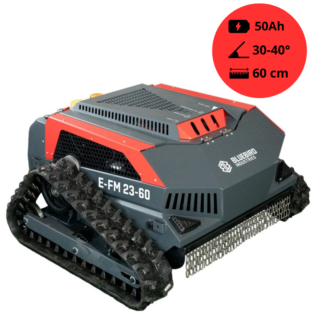 BLUEBIRD E-FM 23-60 AKKUMULÁTOROS RÁDIÓ VEZÉRELT MAGASGAZVÁGÓ