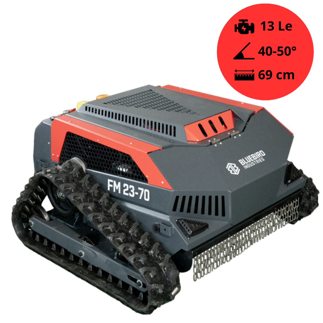 BLUEBIRD FM 23-70 BENZINES RÁDIÓ VEZÉRELT MAGASGAZVÁGÓ