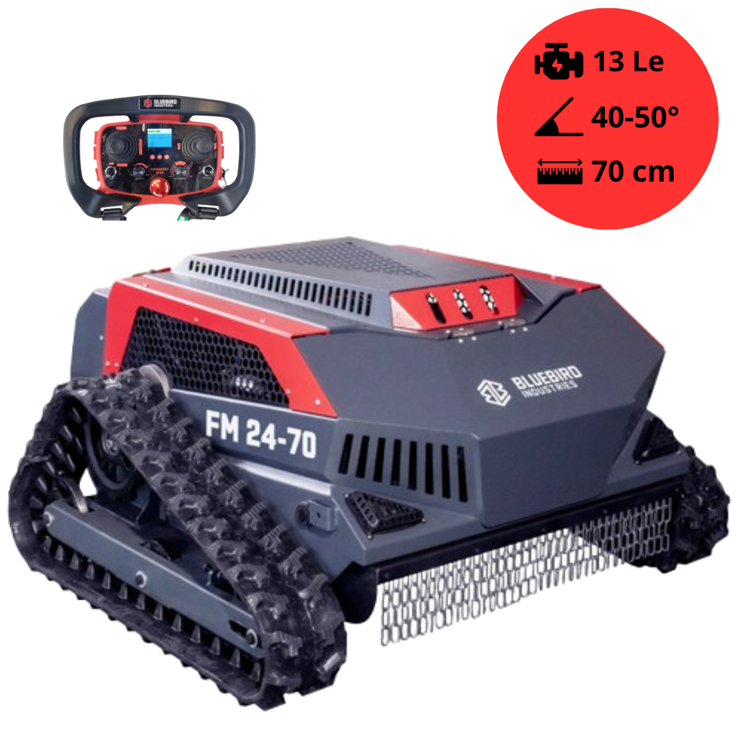 BLUEBIRD FM 24-70 BENZINES RÁDIÓ VEZÉRELT MAGASGAZVÁGÓ