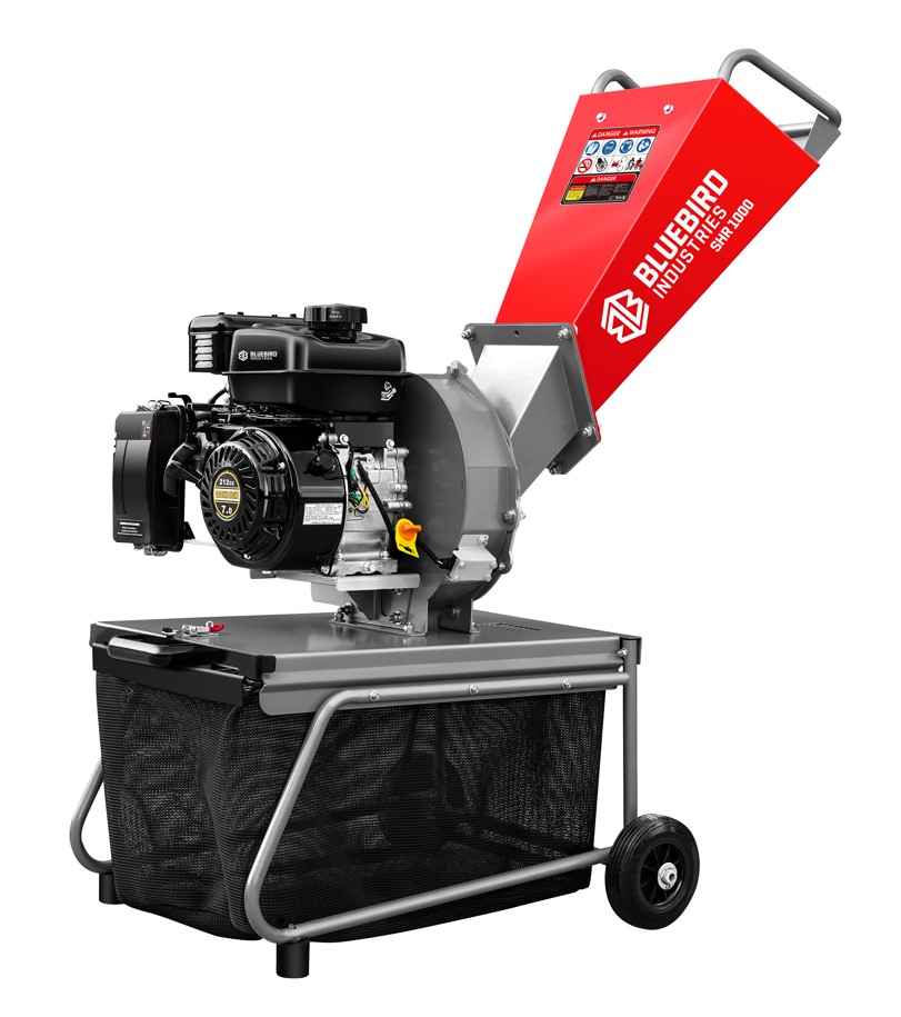 BLUEBIRD SHR 1000 BENZINES ÁGAPRÍTÓ GYŰJTŐEDÉNNYEL
