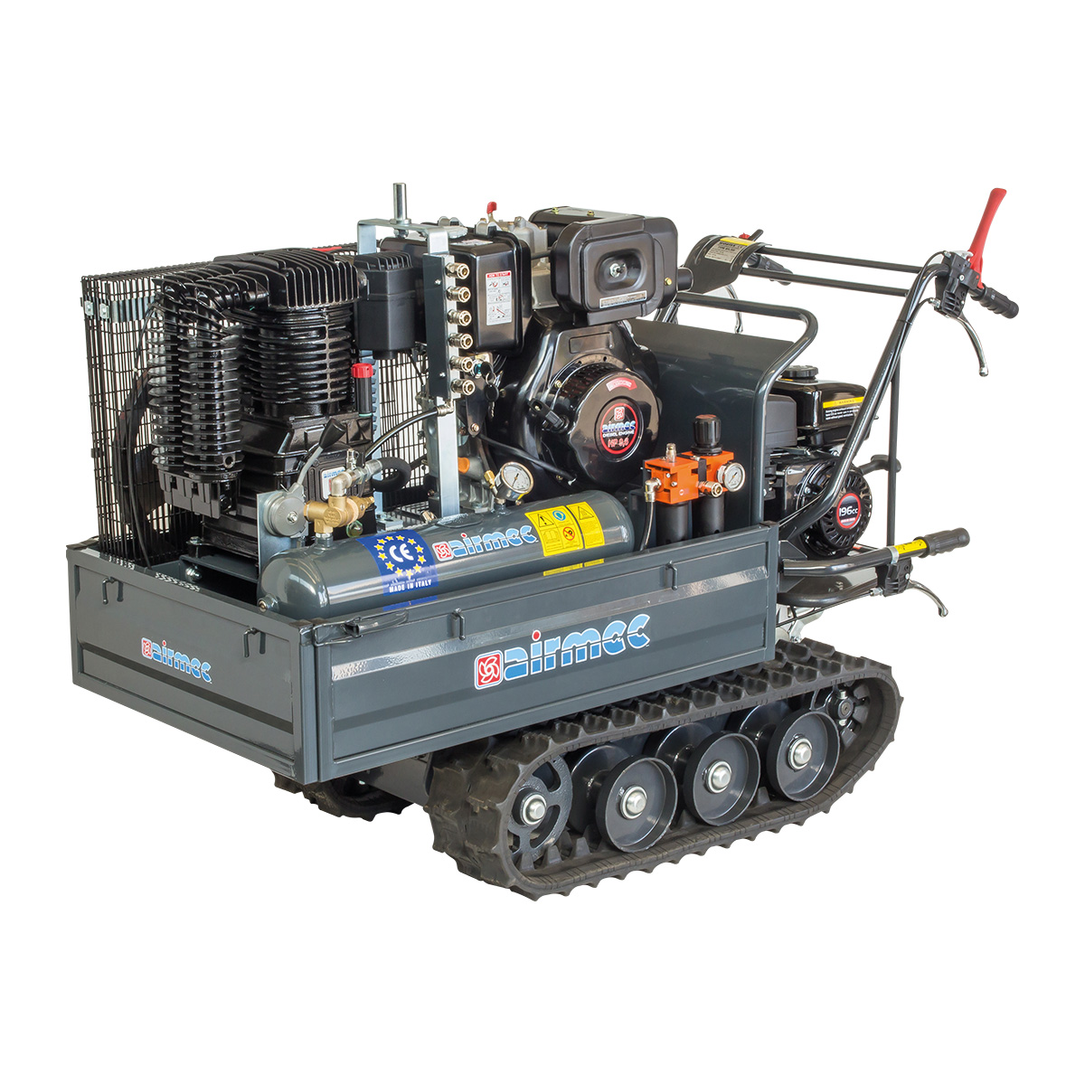 AIRMEC PUMA 10/990 KOMPRESSZOR + SZÁLLÍTÓ (141789515)